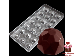 Форма для конфет Диамант поликарбонат