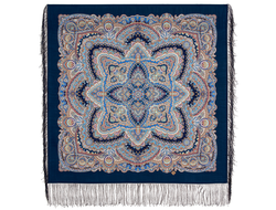 Павловопосадский платок Песенка весеннего дождя 1926-14