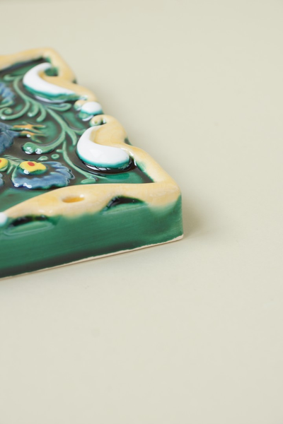 Чудо-птица цветная (керамическая плитка)