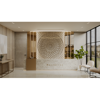 Панно гипсовое SHANGRILA артикул SPN11