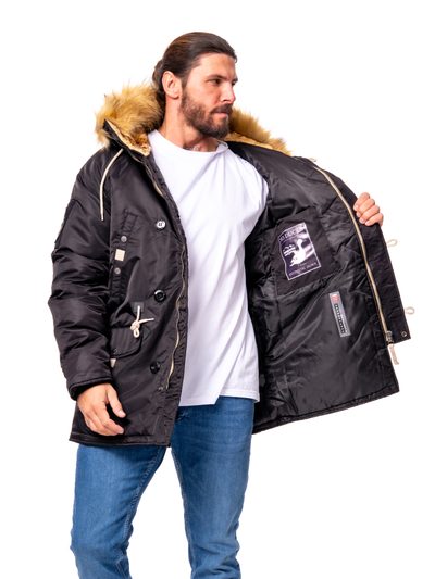 Куртка N3B MILITARY V2 BLACK