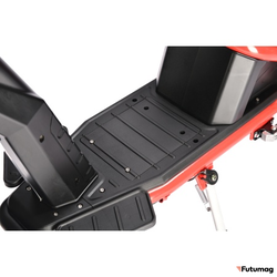 Электроскутер WHITE SIBERIA PRO BLACK EDITION 5000W черно-красный