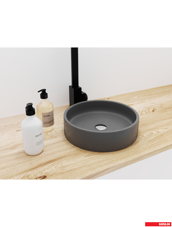 Раковина "Кольцо" 360*360*110мм накладная, цв. Бетон