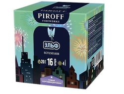 Батарея салютов ЭЛЬФ БСП1501608 PIROFF | Neva-Salut.com