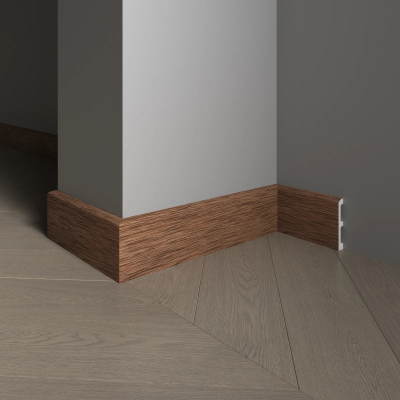 Напольный плинтус Decor-Dizayn 706-83SH, влагостойкий, ударопрочный, 2,4 метра