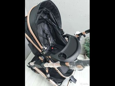 Детская коляска 3 в 1 Wisesonle Черный