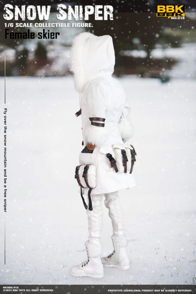 Лыжница-снайпер - КОЛЛЕКЦИОННАЯ ФИГУРКА 1/6 scale Snow Sniper (BBK018) - BBK