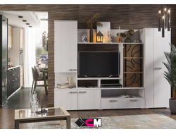 Гостиная СИЕНА (Стендмебель) Дуб Анкор светлый