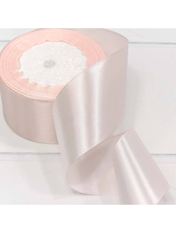 Лента атласная 50мм (63, бл. розовая), 22,9м