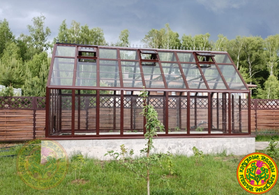 Английская теплица 6000x3000 премиум в классическом стиле