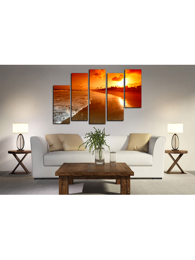 Модульная картина "Удивительный вечер"