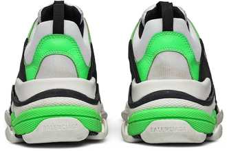 Balenciaga Triple S Trainer White Green Fluo