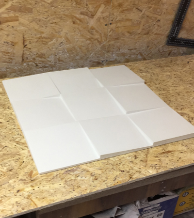 Гипсовая 3D панель "Квадро"