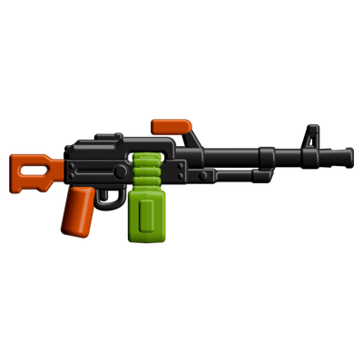 Пулемет ПКМ BrickArms из серии Reloaded от BrickArms. PKM w/ammo can - Reloaded