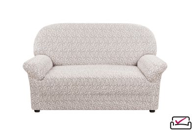 Чехол на 2х местный диван Тела  Безарро Молочный. ИТАЛИЯ