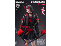 Девочка-они Кина (в черном) - Коллекционная фигурка 1/6 SCALE The Girls of Armament Kina OOKAMI (I8-GLIE001) - i8toys x Gharliera
