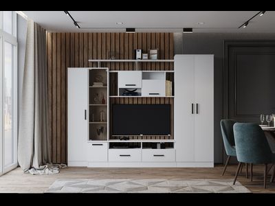 Гостиная Оскар 5 Белый (ТЭКС)