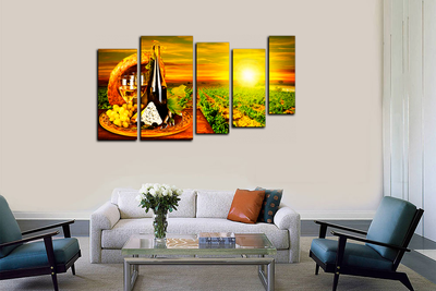 Модульная картина "Прекрасный урожай"