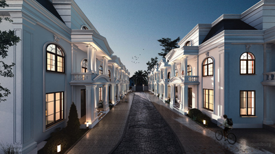 Продаются дома-таунхаусы в колониальном стиле, в черте города Батуми, в районе аэропорта