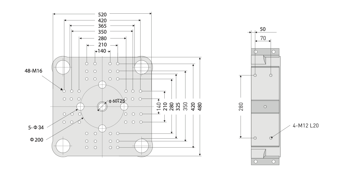 Схема плит электрического ТПА SE-600V/60
