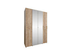 Спальня SCANDICA OSLO (СКАНДИКА ОСЛО) - SCANDICA OSLO 555 Шкаф для одежды и белья Зеркало/Стандарт