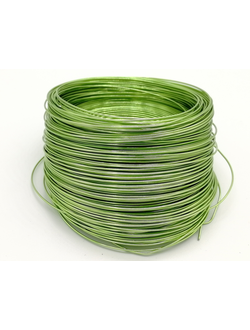 Проволока алюминиевая, 2 мм 5 м цвет светлый зеленый