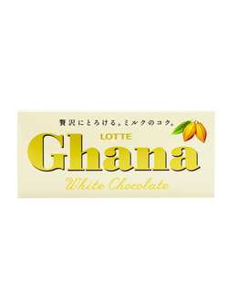 Шоколад ГАНА белый Lotte / Lotte Ghana White Chocolate