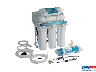 Система обратного осмоса NatureWater с насосом ROE2-400GPD (до 1550л/сут)