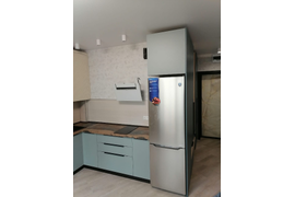 Кухня зеленая