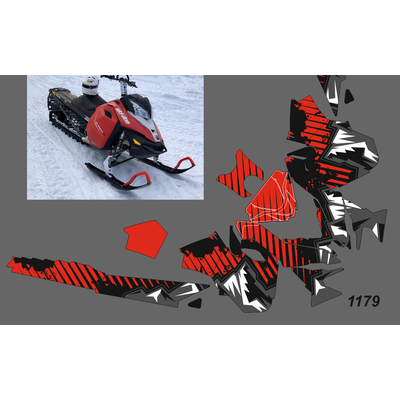 Наклейки на снегоход SKI DOO Summit