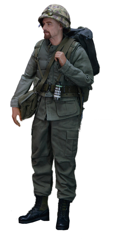 Санитар Армии США времен войны во Вьетнаме - Коллекционная ФИГУРКА 1/6 Vietnam War U.S. Army Hospital Corpsman in Hue 1968 (QOM-1046) - QORANGE QOTOYS