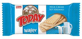Today Wafer with Milk Cream - Вафли с молочным кремом 35гр