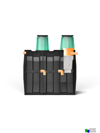 Септик «ТЕРМИТ -5,5Ф» 5,5 м3 на 7-11 чел.