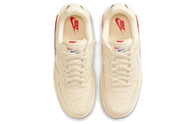 Настоящие найки Кроссовки Nike Air Force 1 женские Fontanka Pearl White University Red DA7024-200