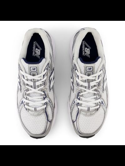 New Balance 740 All White Navy