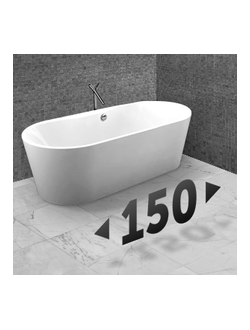 Акриловые ванны 150 см и более