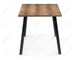 Стол Тринити Лофт 120 25 мм дуб делано темный / черный матовый