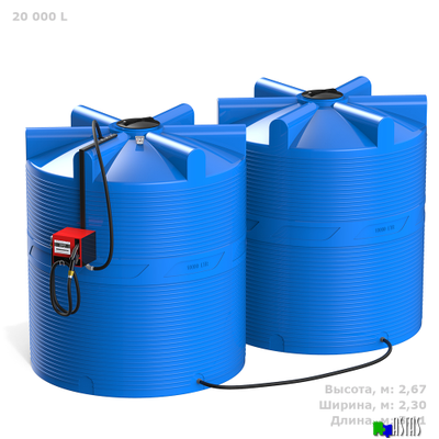 Готовое решение — мини АЗС   V 20000