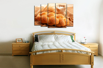 Модульная картина "Свежий хлеб"