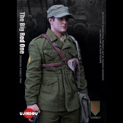Американский боец 1-ой пехотной дивизии (Битва в Хюртгенском лесу, 1944 г) - КОЛЛЕКЦИОННАЯ ФИГУРКА 1/6 The Big Red One U.S. Army Infantryman H?rtgen Forest 1944 (UD9017) - Ujindou