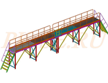 Разборная эстакада для осмотра транспорта ЭРА-12