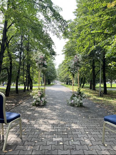 Арка для выездной церемонии "Столбики 1"