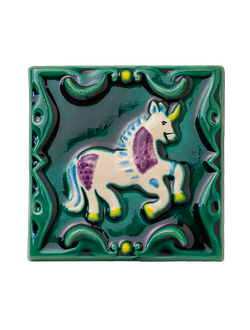 Керамическая плитка "Славянские изразцы" (цветная, малая)