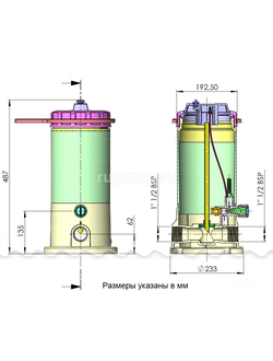 Дозатор автоматический Astral 5,5 кг