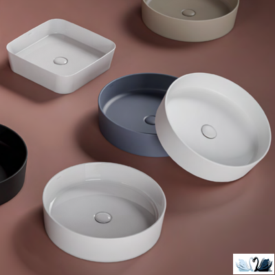 Раковина Creavit Loop LP145-00MB00E-0000 LP145 диаметром 45 см, матовая белоснежного цвета