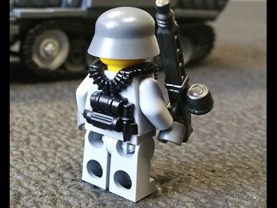 BrickArms WW2 German Gunner Vest - Black | Экипировка немецкого пулеметчика