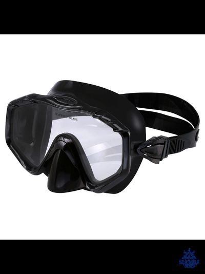 Маска для дайвинга с трубкой LightSwim набор LSM21/SN11 All Black