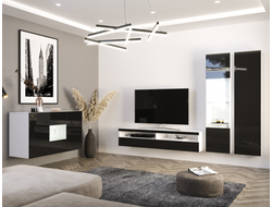 ГОСТИНАЯ СОЛО,(белый глянец, чёрный глянец)