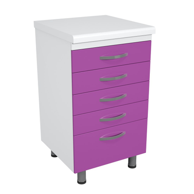 Тумба металлическая с ящиками на опорах ТМЯ-5.0