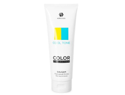 ADRICOCO COLOR COLLECTION COOL TONE Оттеночный бальзам с кератином и маслом льна, 250 мл